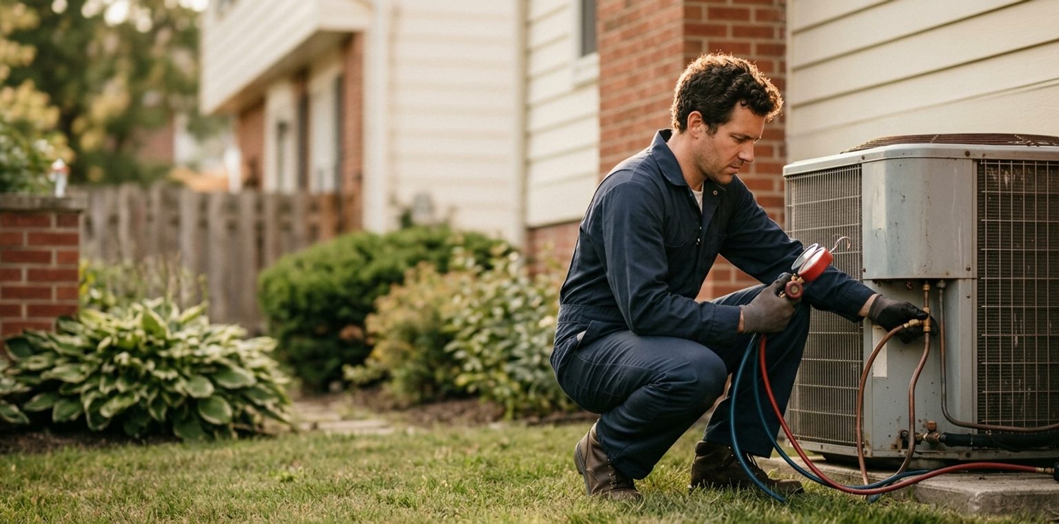 A hvac job in Columbus
