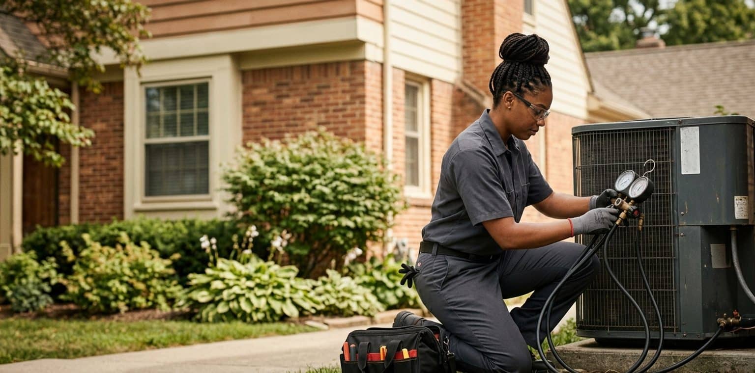 A hvac job in Detroit