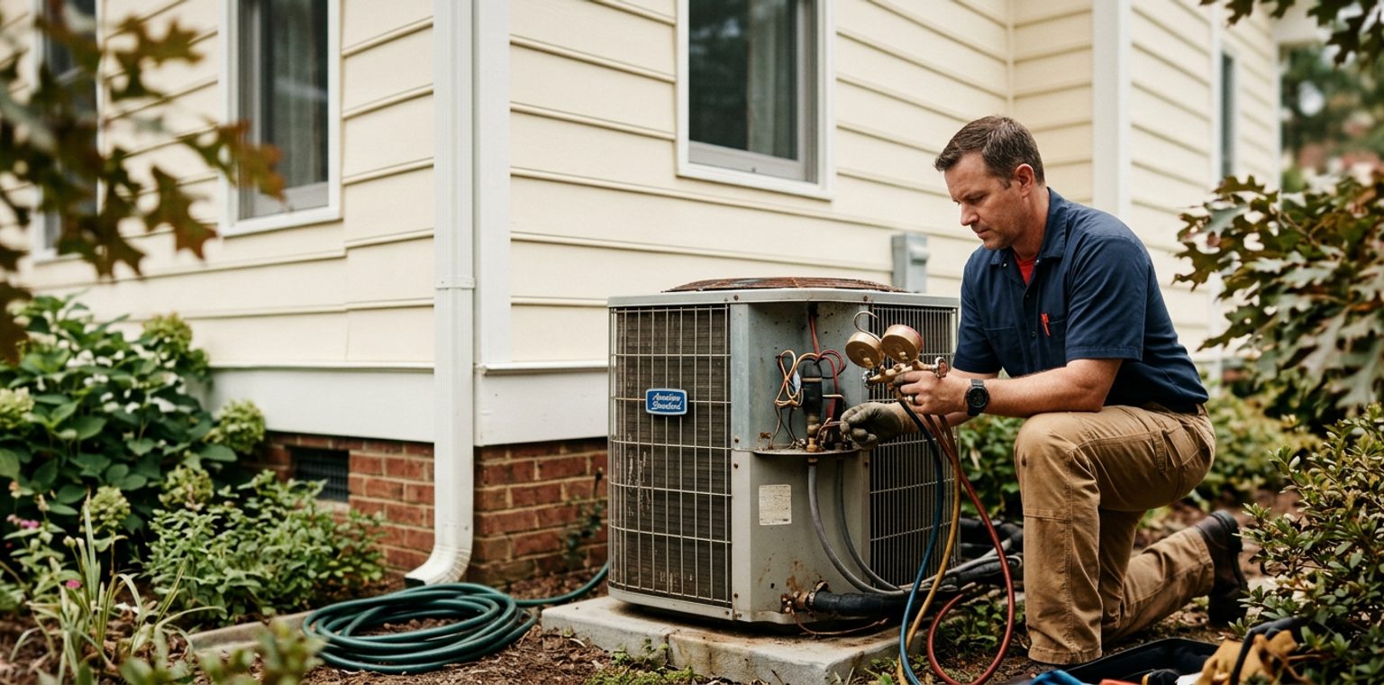 A hvac job in Raleigh