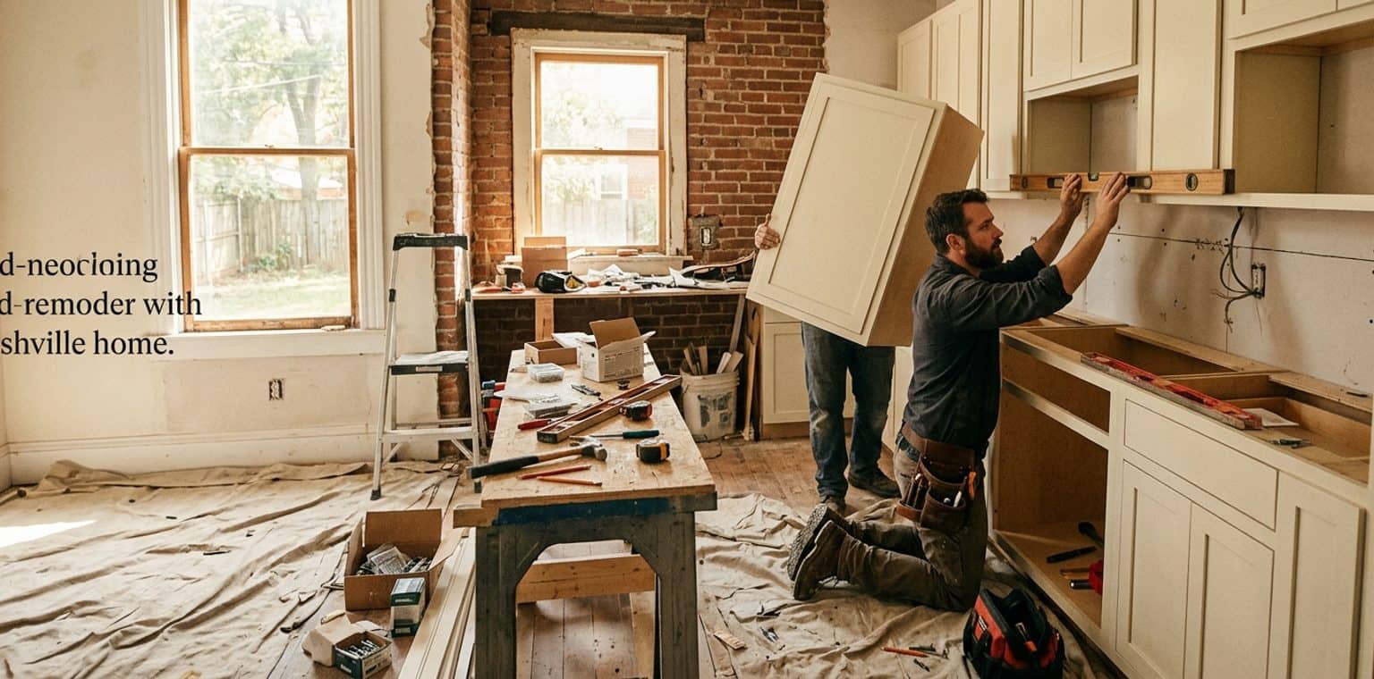 A kitchen remodeling job in Nashville