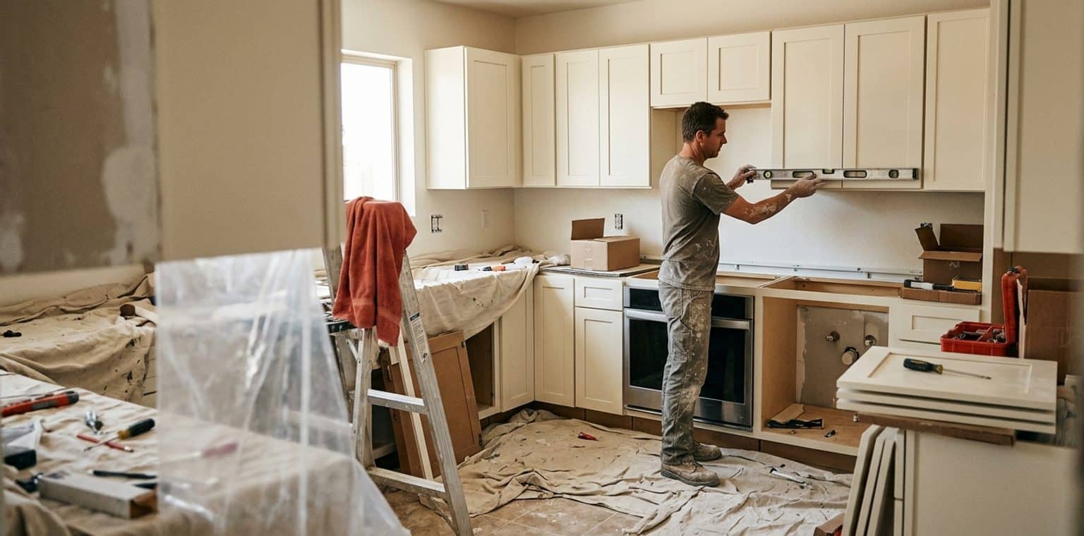 A kitchen remodeling job in Tucson