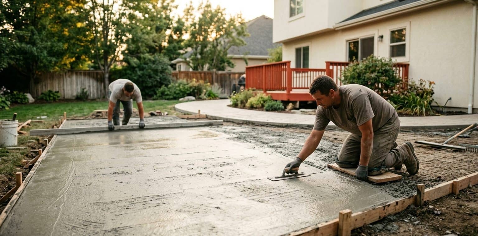 A outdoor living & hardscapes job in Boise