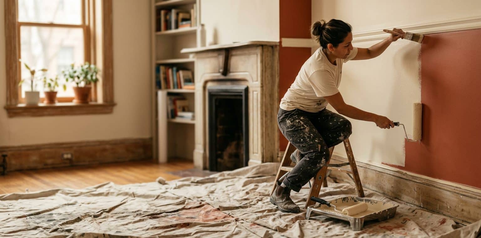 A painting job in Boston