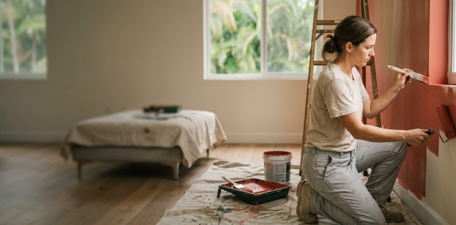 A painting job in Miami