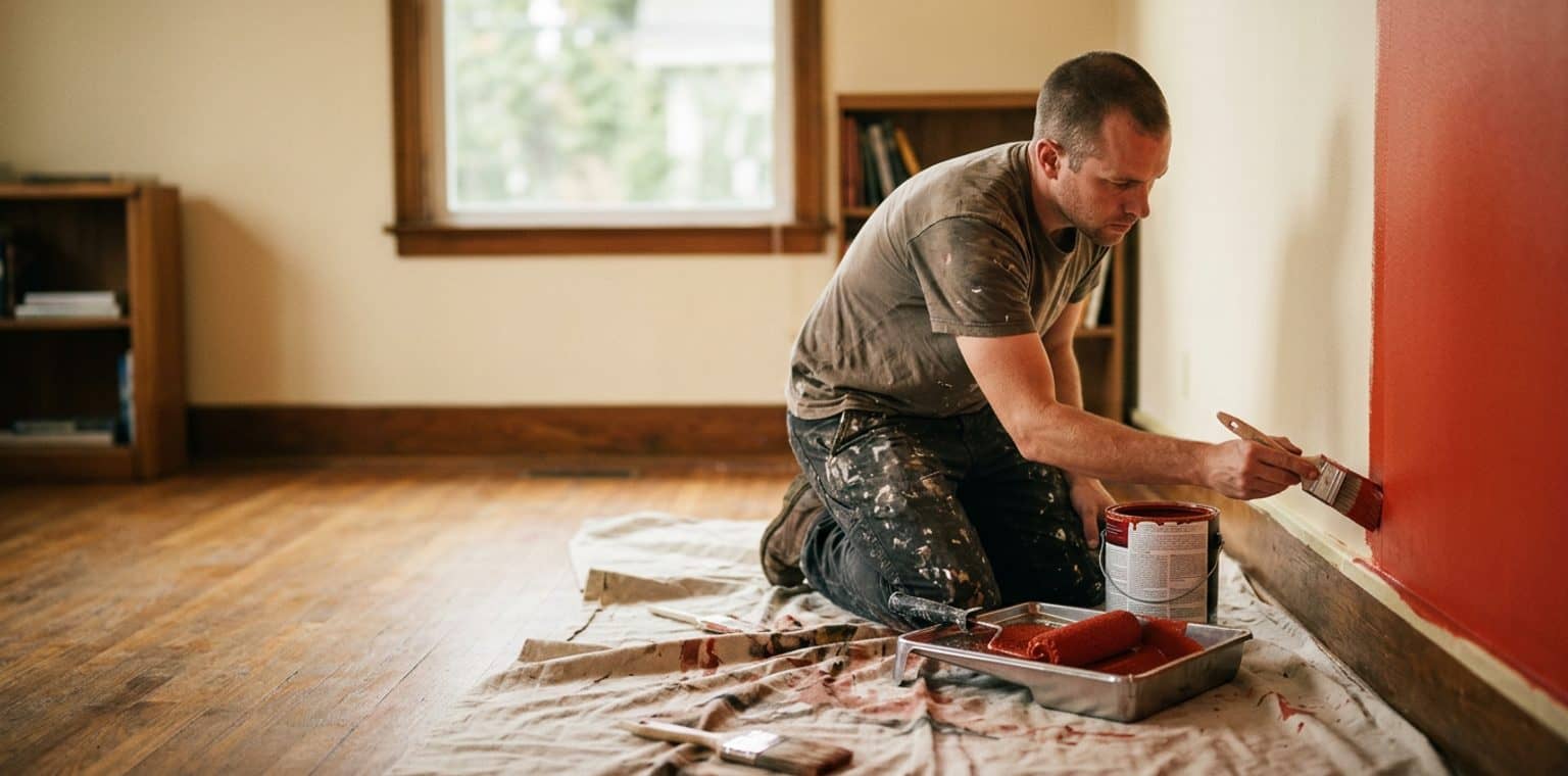 A painting job in Portland