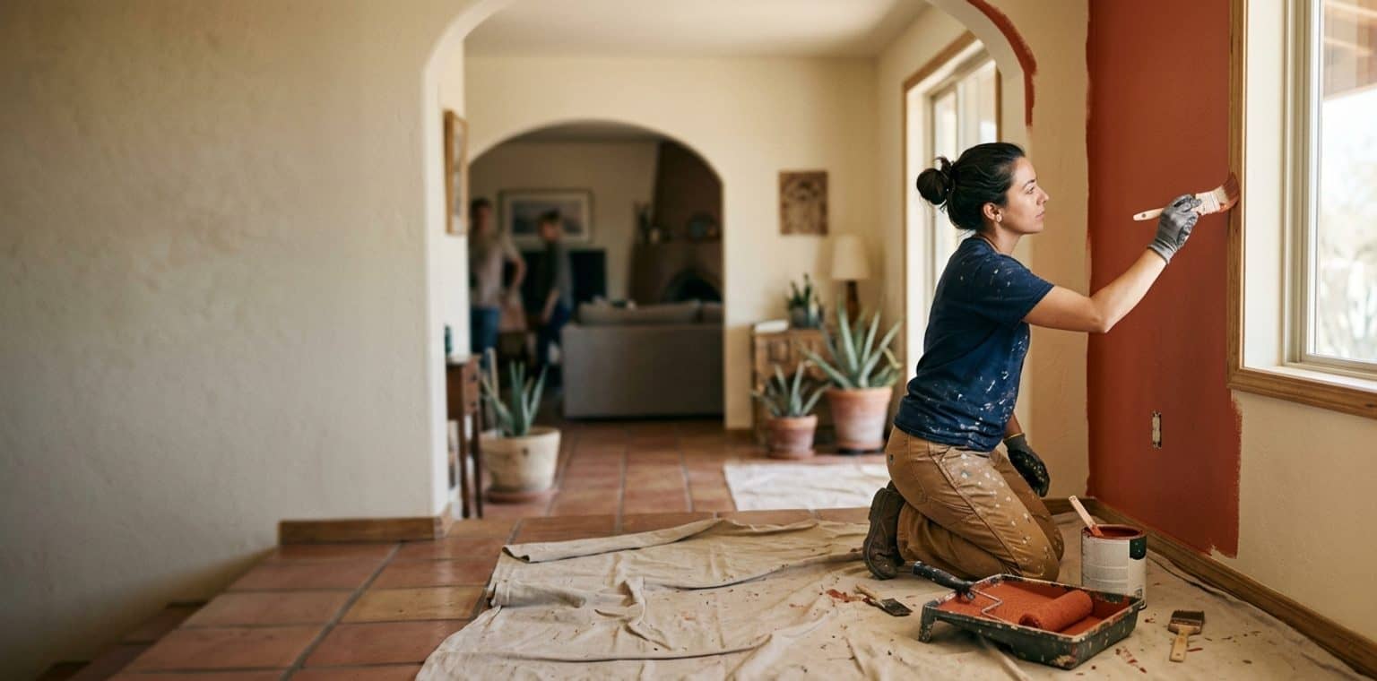 A painting job in Tucson