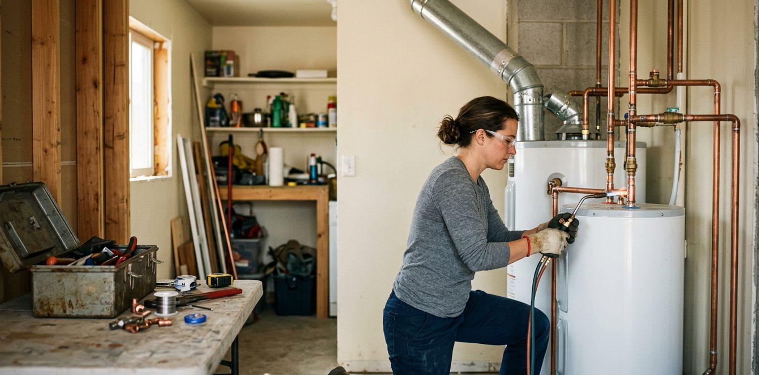 A plumbing job in Denver