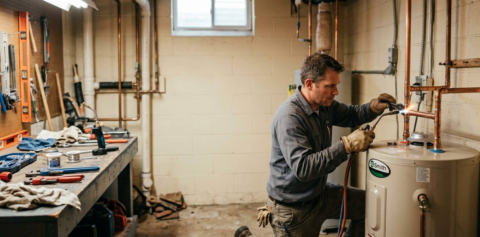 A plumbing job in Indianapolis
