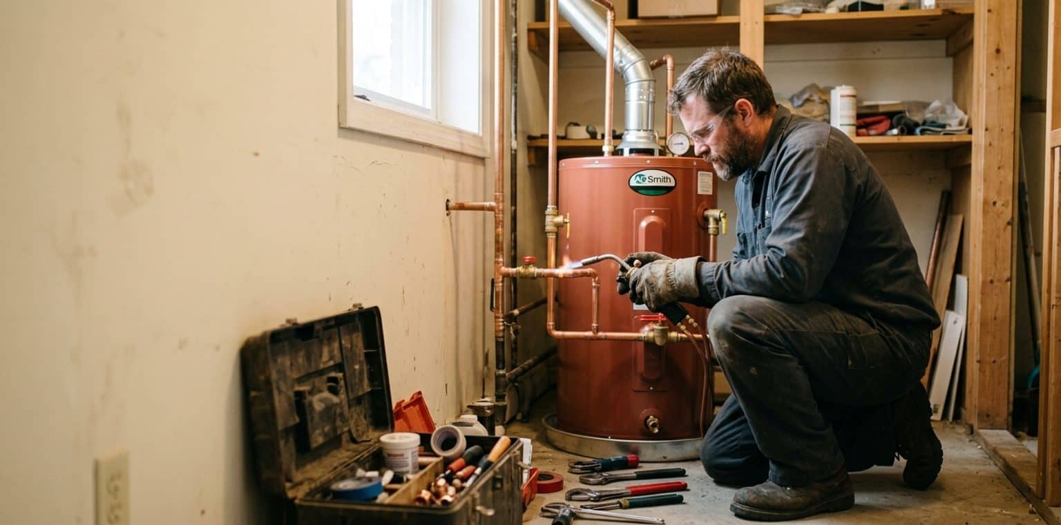 A plumbing job in Pittsburgh