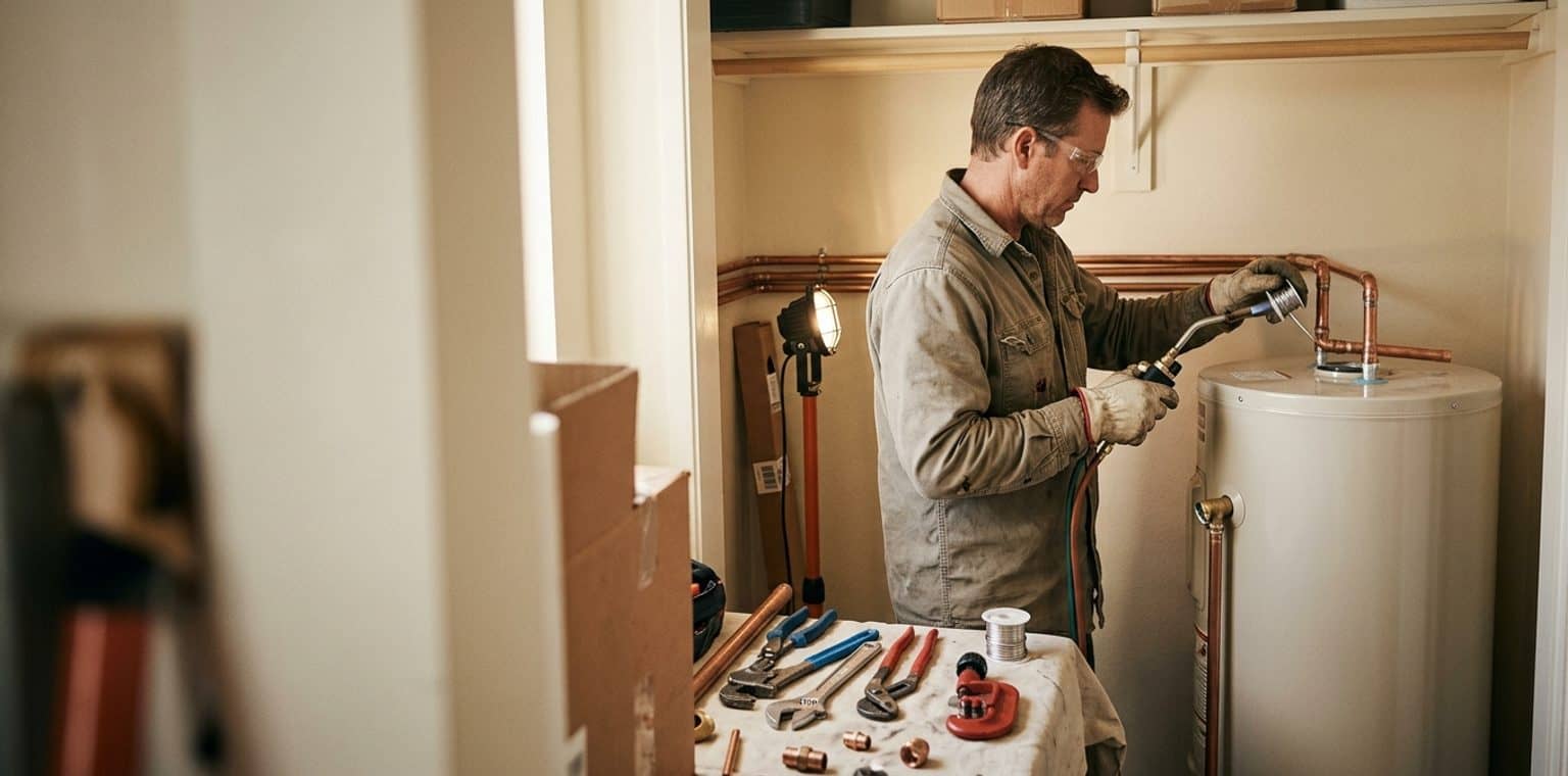 A plumbing job in San Diego