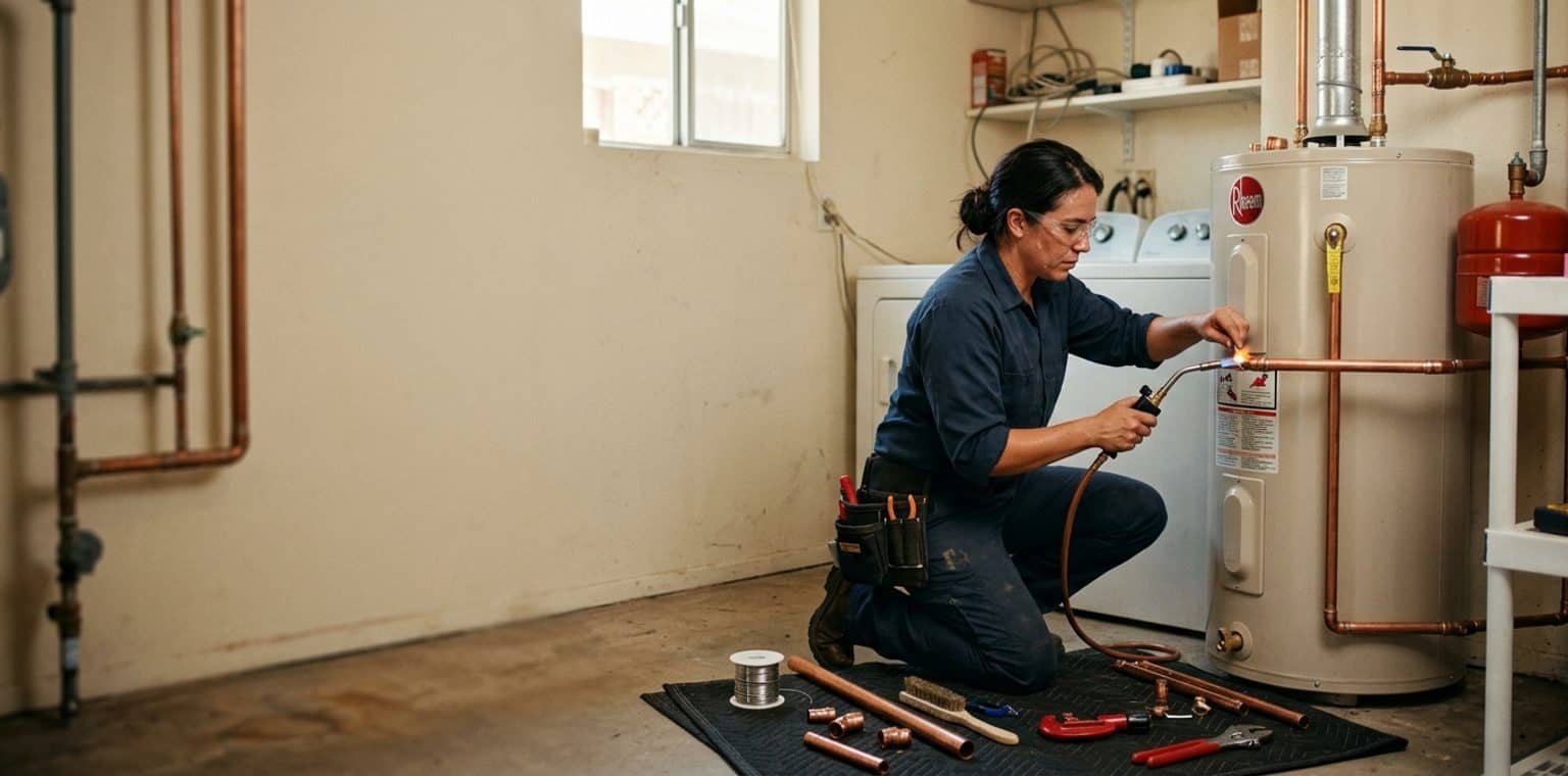 A plumbing job in San Jose