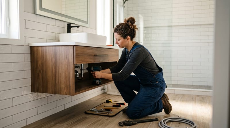 Bathroom Vanity Installation Cost in 2026: You Are Buying the Vanity, Not the Install